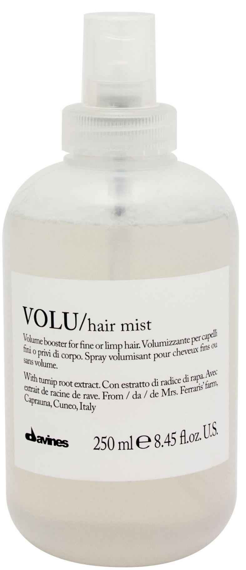 Несмываемый спрей для придания объема волосам - Davines Essential Haircare Volu Hair mist