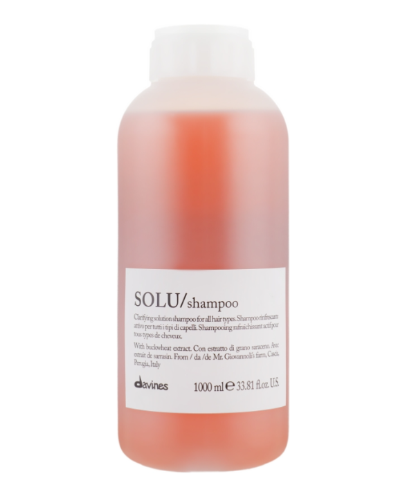 Активно освежающий шампунь для глубокого очищения волос - Davines Essential Haircare Solu Shampoo