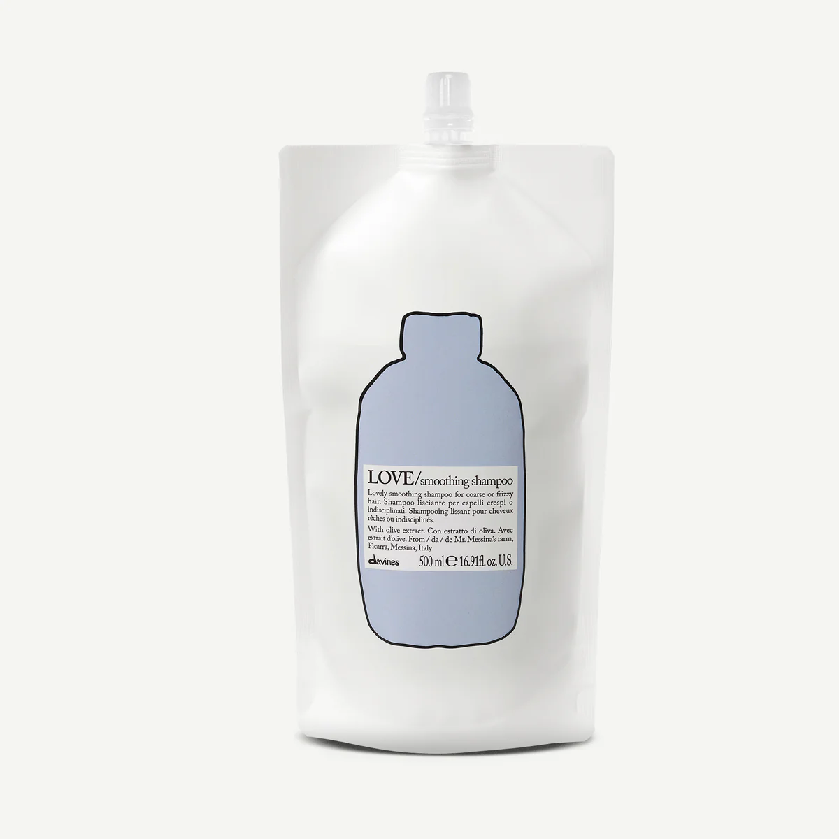 Шампунь для разглаживания завитка - Davines Essential Haircare Love Smoothing Shampoo