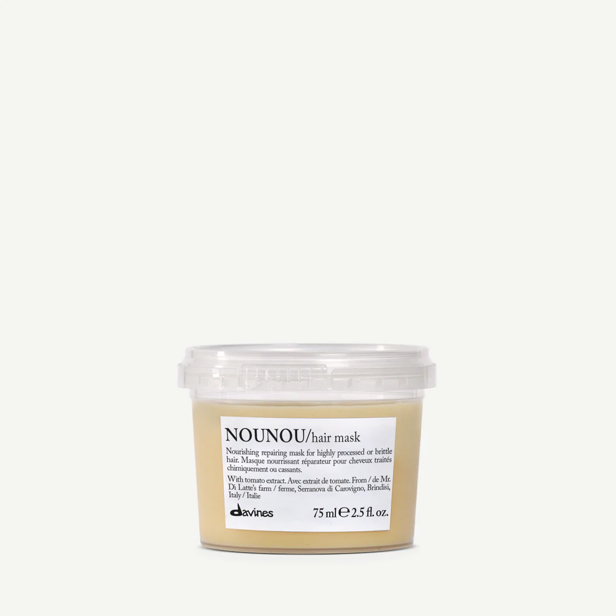 Интенсивная восстанавливающая маска для глубокого питания волос - Davines Essential Haircare NouNou Hair mask