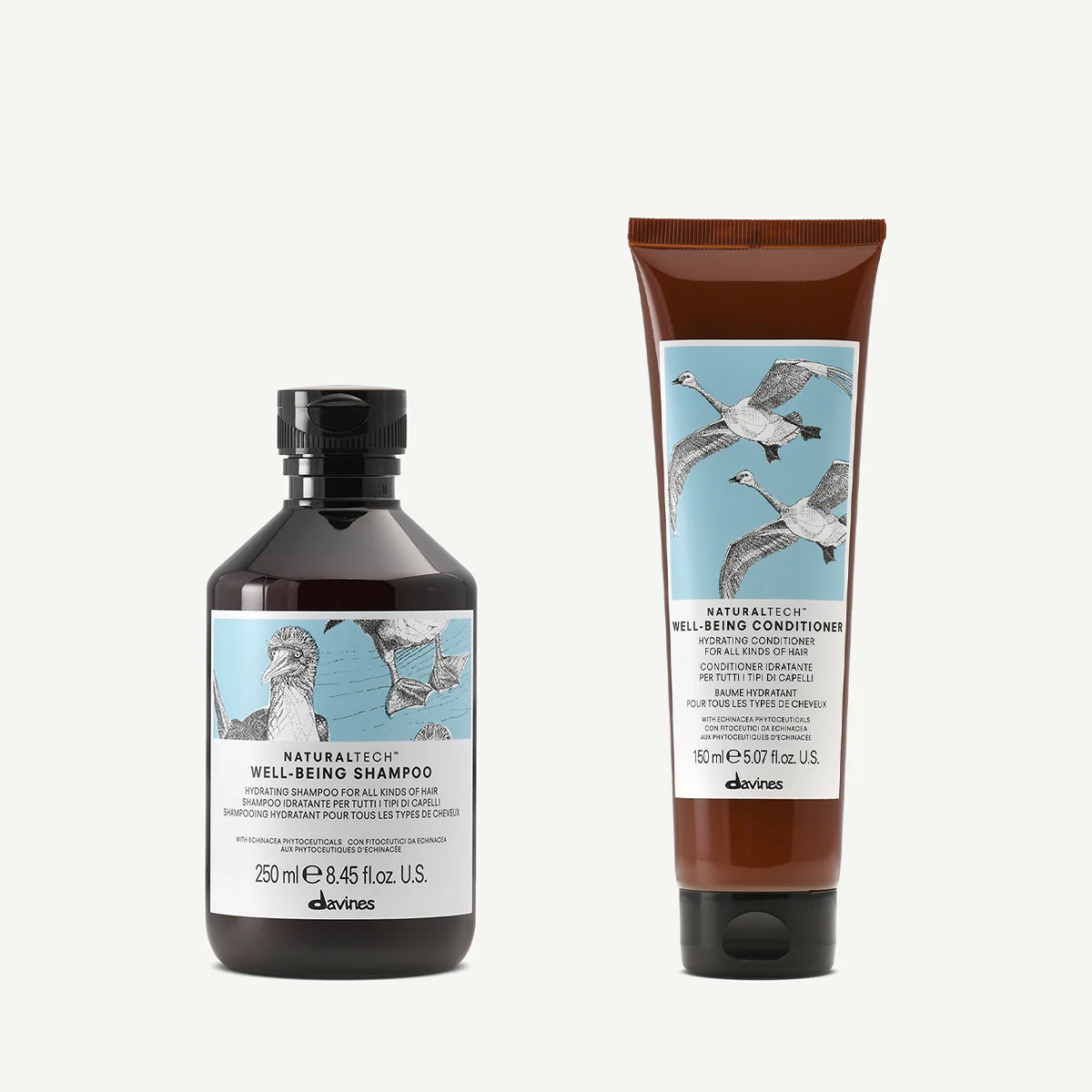 Увлажняющий кондиционер для здоровья волос - Davines New Natural Tech Well Being Conditioner