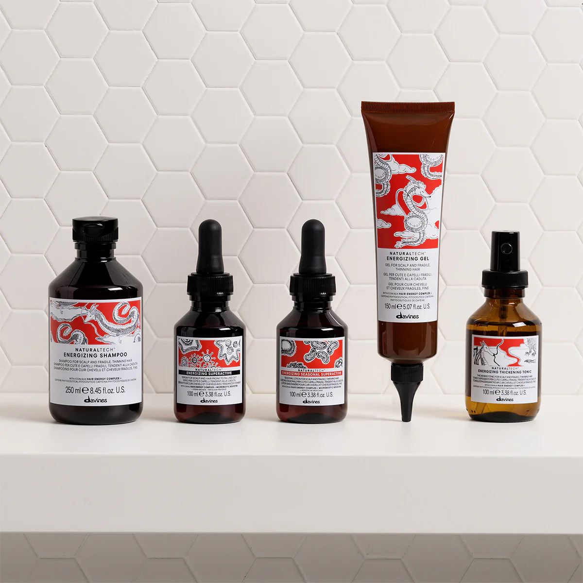 Энергетический шампунь - Davines New Natural Tech Energizing Shampoo