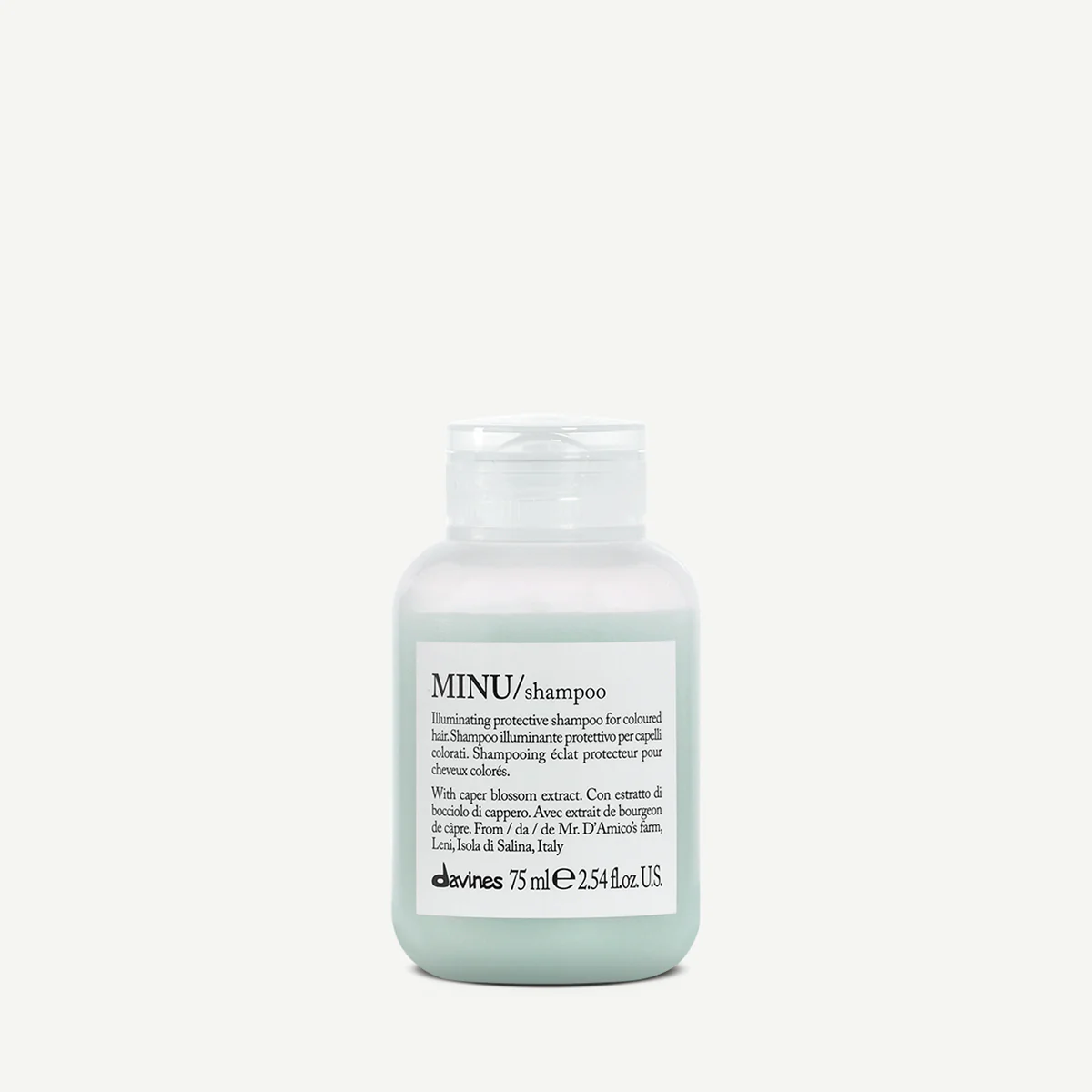 Защитный шампунь для сохранения косметического цвета волос - Davines Essential Haircare Minu Shampoo