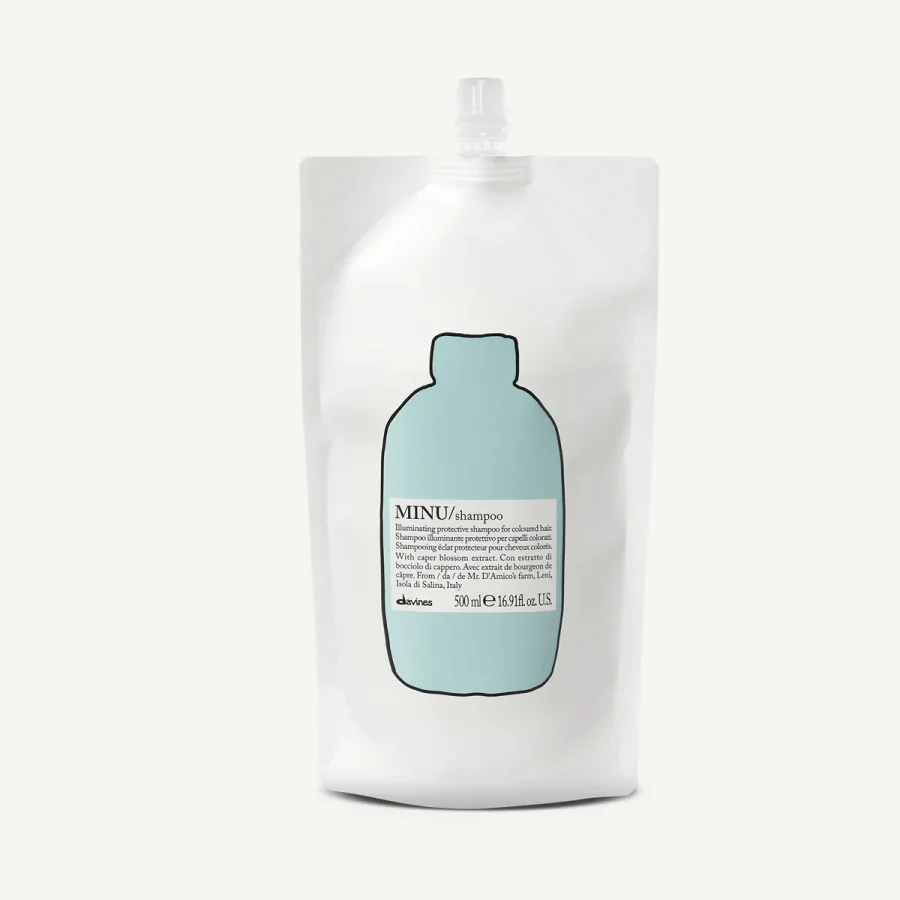 Защитный шампунь для сохранения косметического цвета волос - Davines Essential Haircare Minu Shampoo