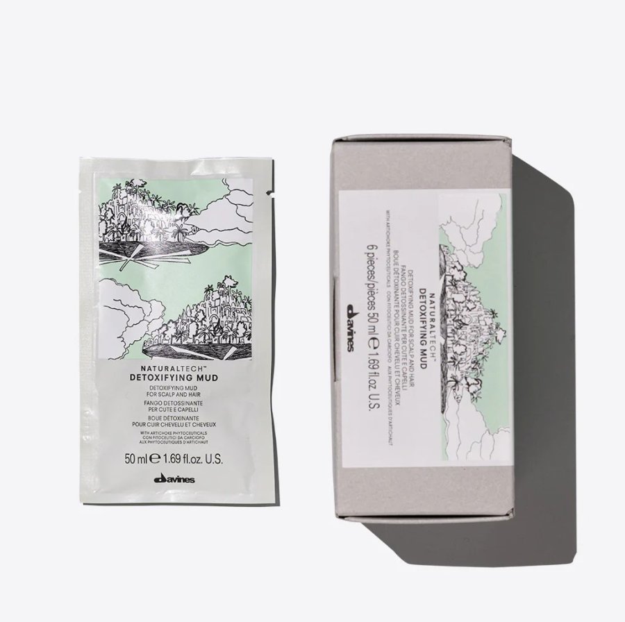 Детоксирующая глубоко очищающая грязь - Davines New Natural Tech Detoxifying  Mud