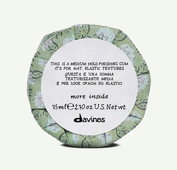 Эластик-гель для матовых подвижных текстур - Davines More Inside Medium Hold Finishing Gum