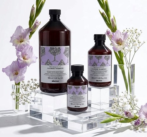 Успокаивающий шампунь для чувствительной кожи головы - Davines New Natural Tech Calming Shampoo