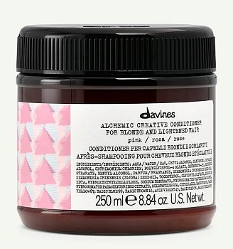 Кондиционер Алхимик для осветленных и натуральных блонд (Розовый) -  Davines Alchemic Creative Conditioner Pink