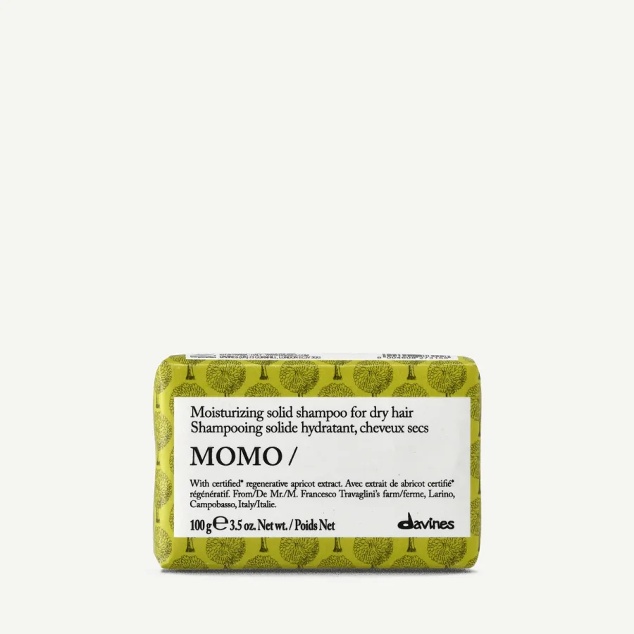 Твёрдый шампунь для деликатного очищения волос - Davines Momo Shampoo bar